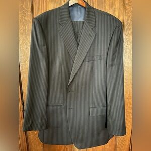 Ralph Lauren Dark Navy Blue Pinstripe Suit